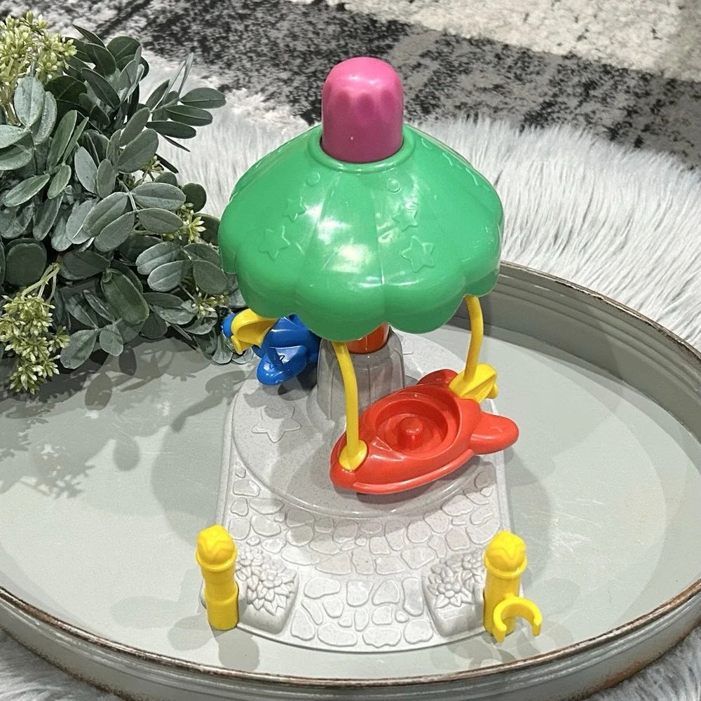 Vintage Fisher Price Little People Amusement‎ Park Airplane Plane Carnival Ride
